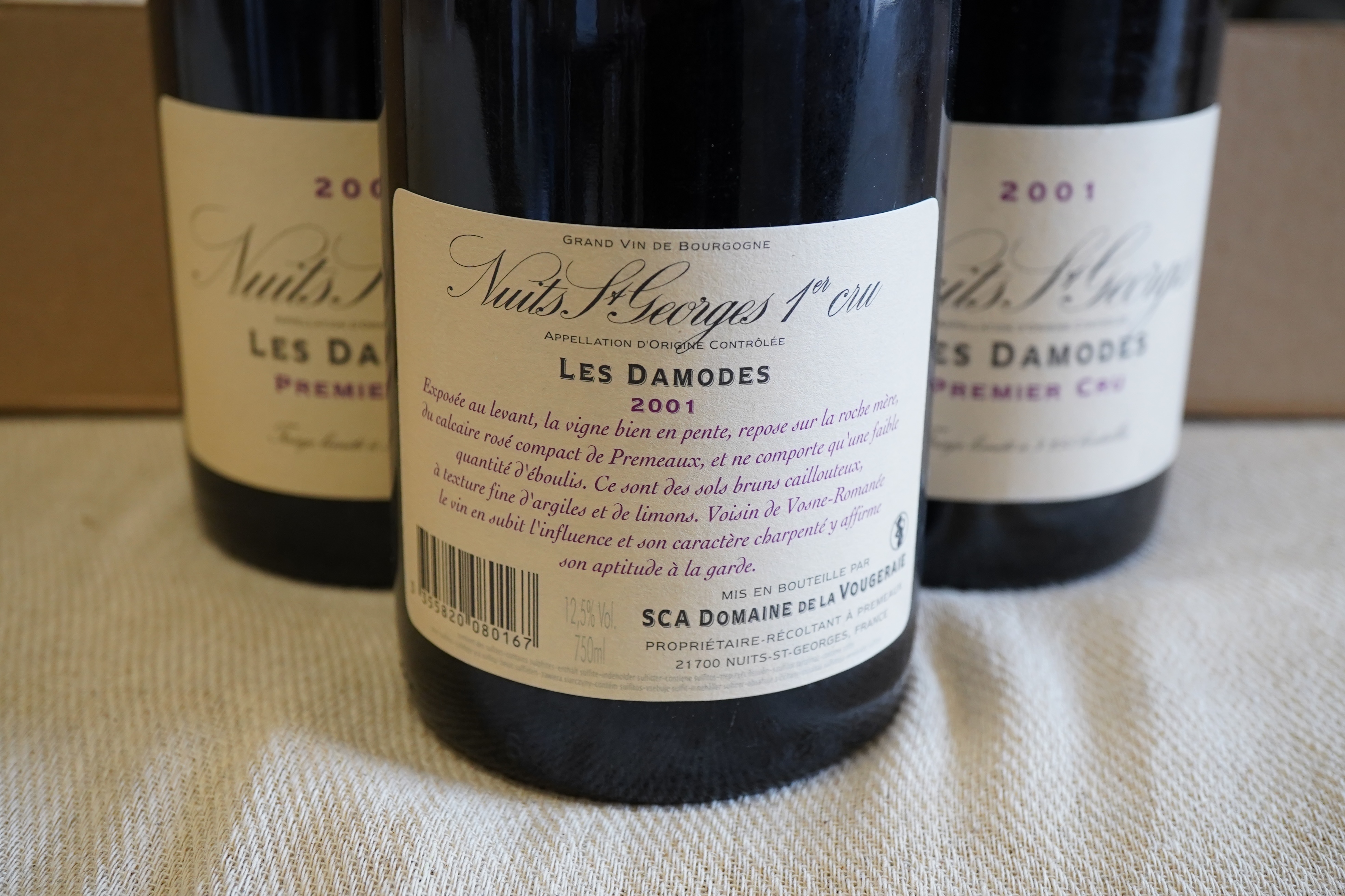 Domaine de la Vougeraie Nuits-Saint-Georges, Les Damodes, 2001